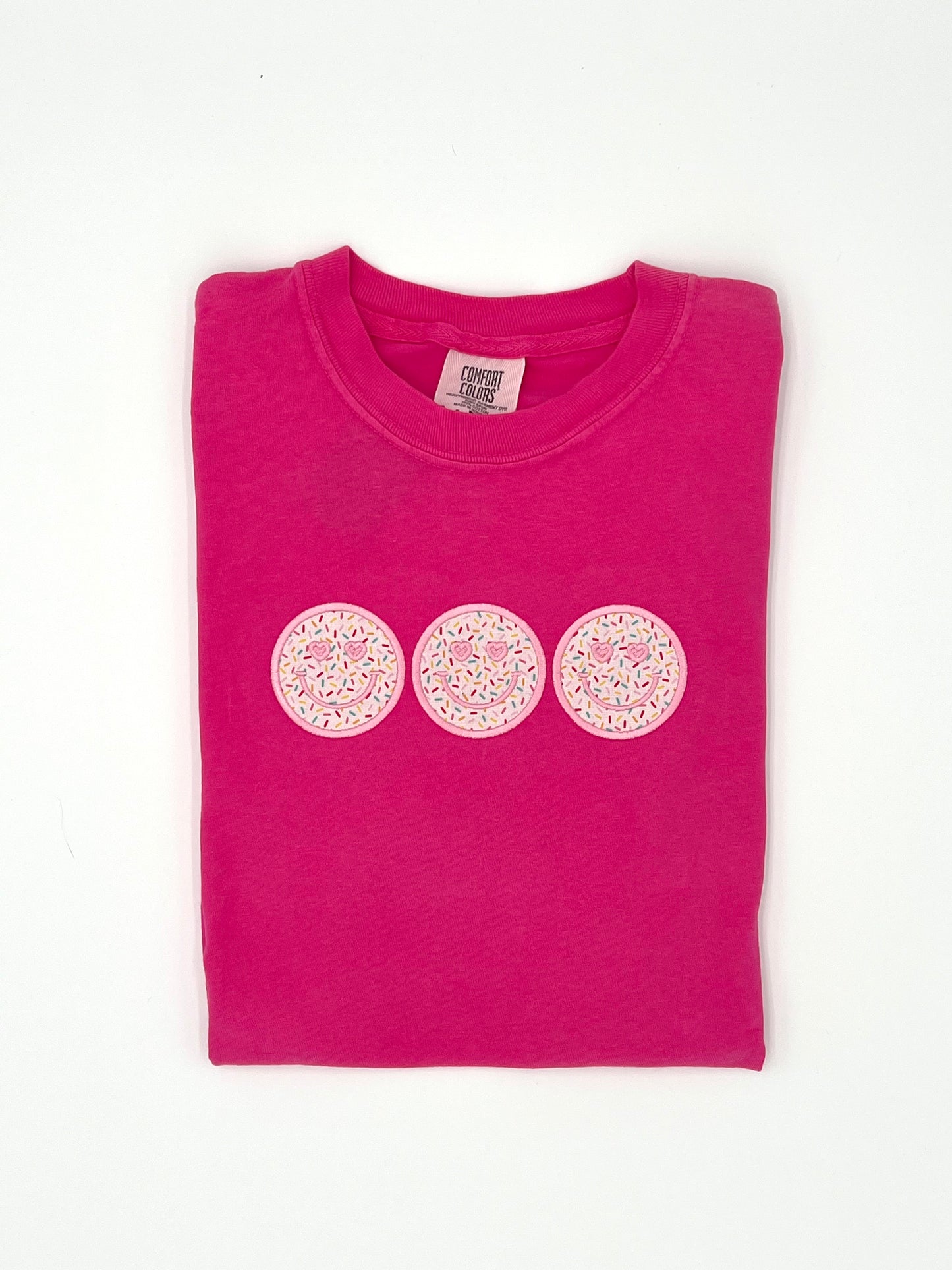 Smiley Applique T-Shirt