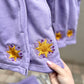 Embroidered Tangled Fleece Shorts