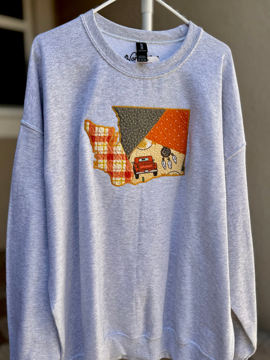 Washington Patchwork Sweatshirt