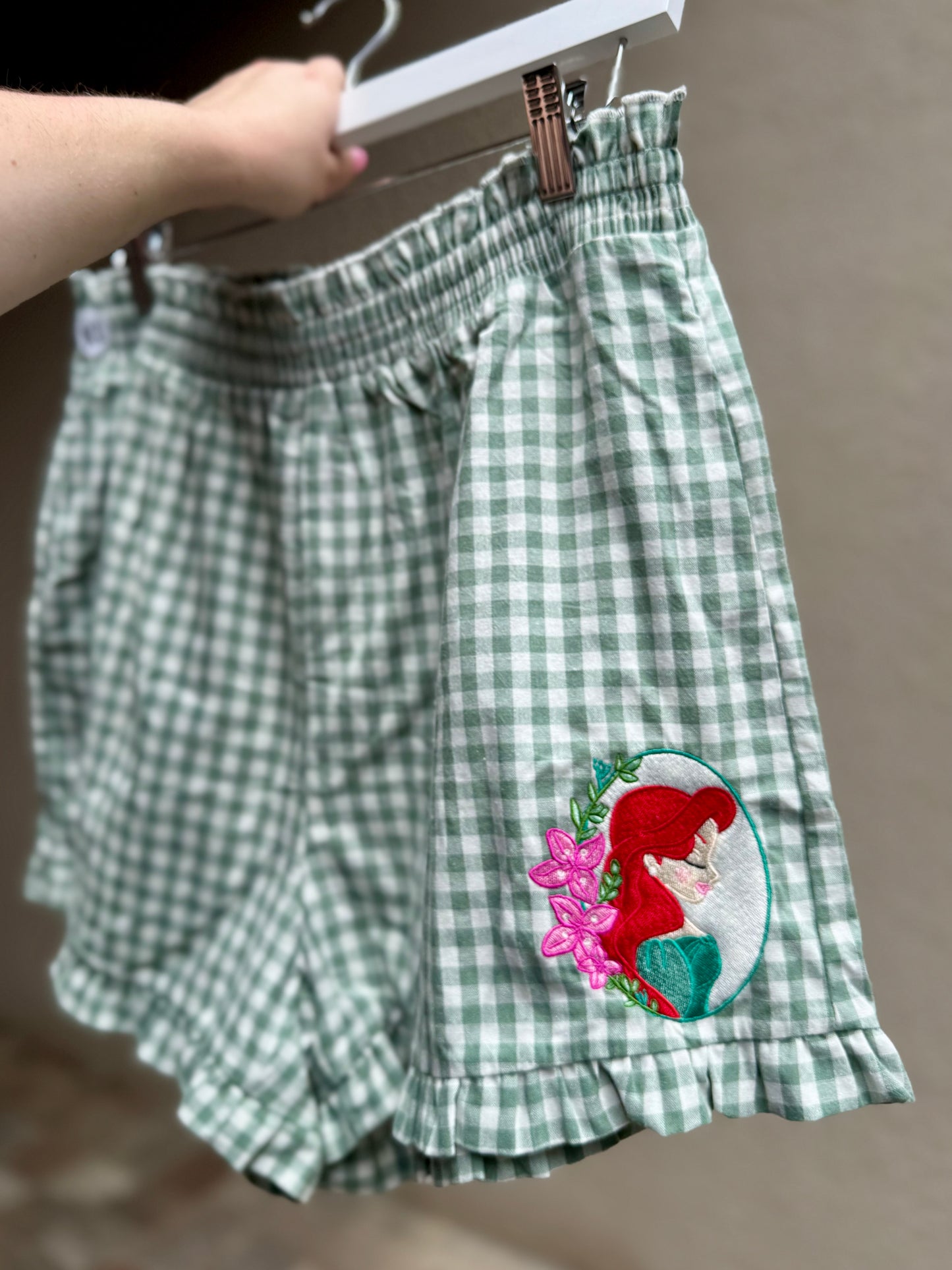 Mermaid Gingham Shorts