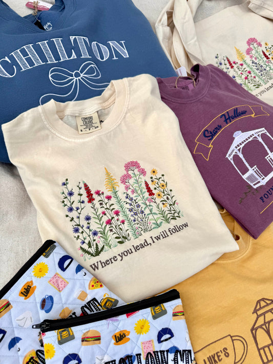 Where You Lead Floral T-Shirt