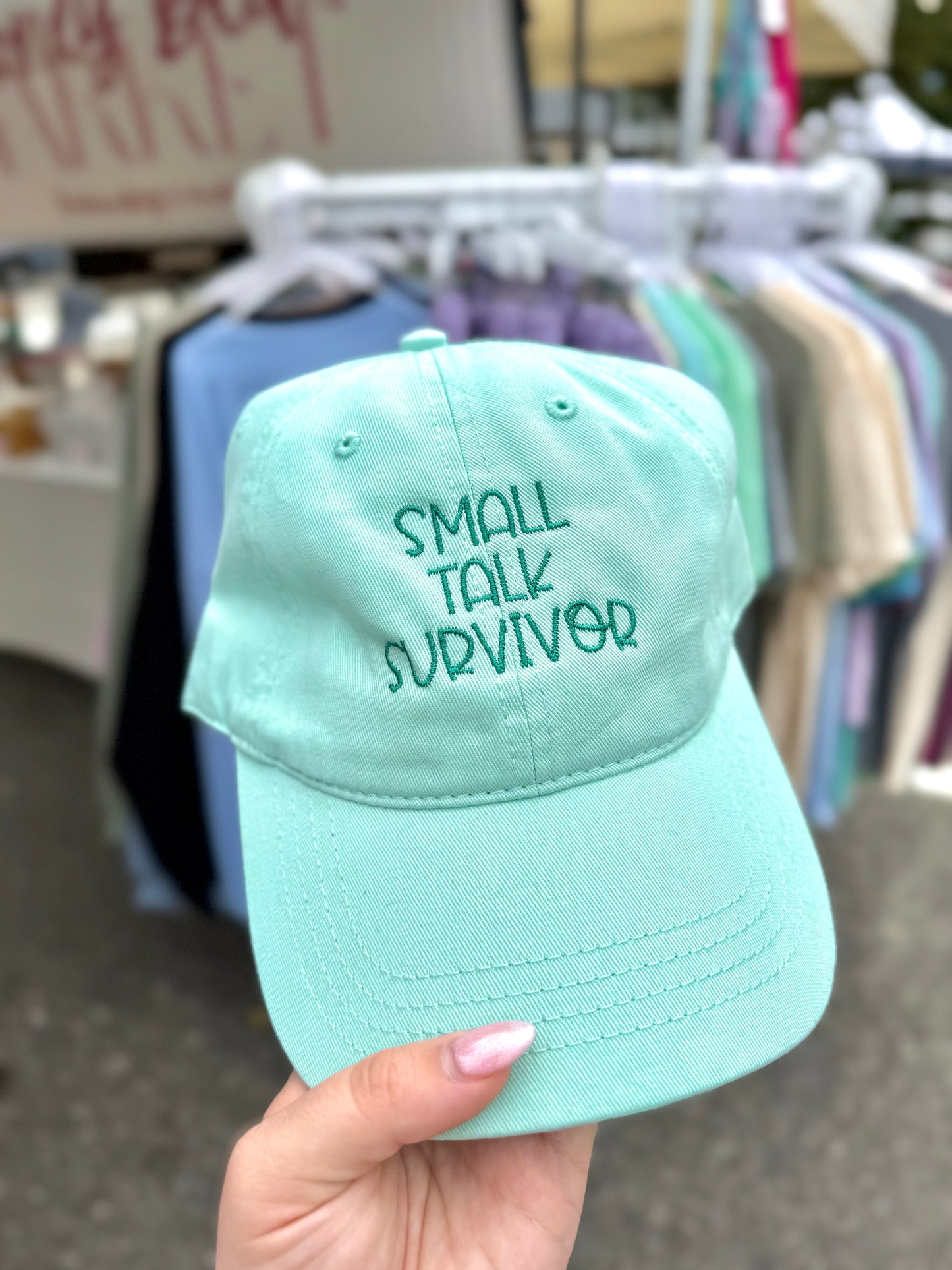 Small Talk Survivor Hat