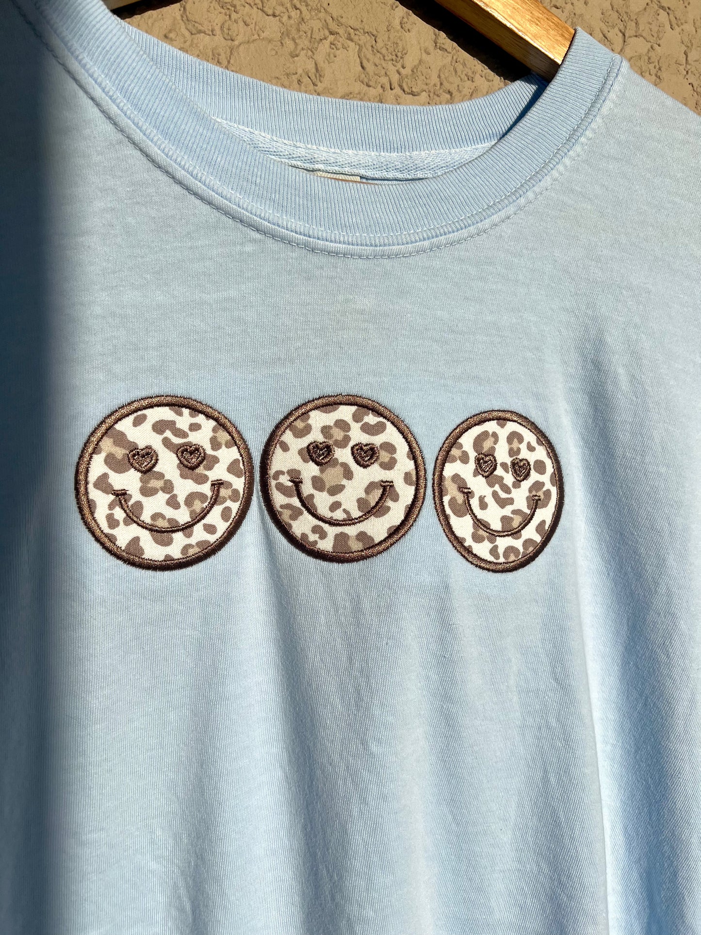 Smiley Applique T-Shirt