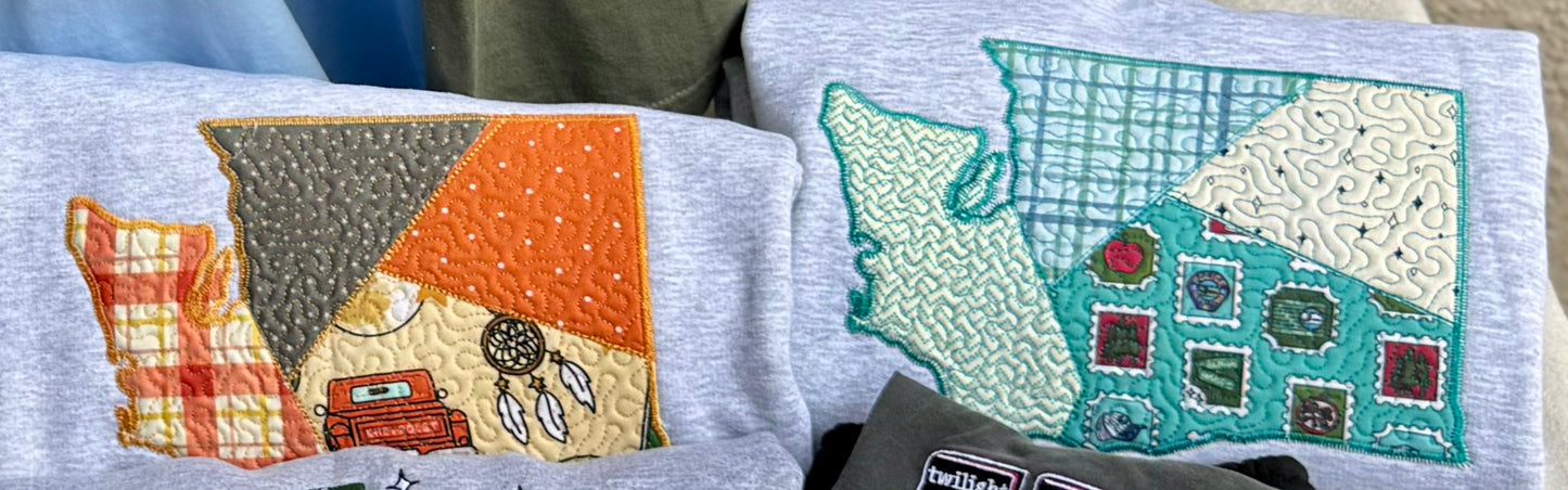 Washington Patchwork Sweatshirt