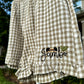 Embroidered Jambo Gingham Shorts