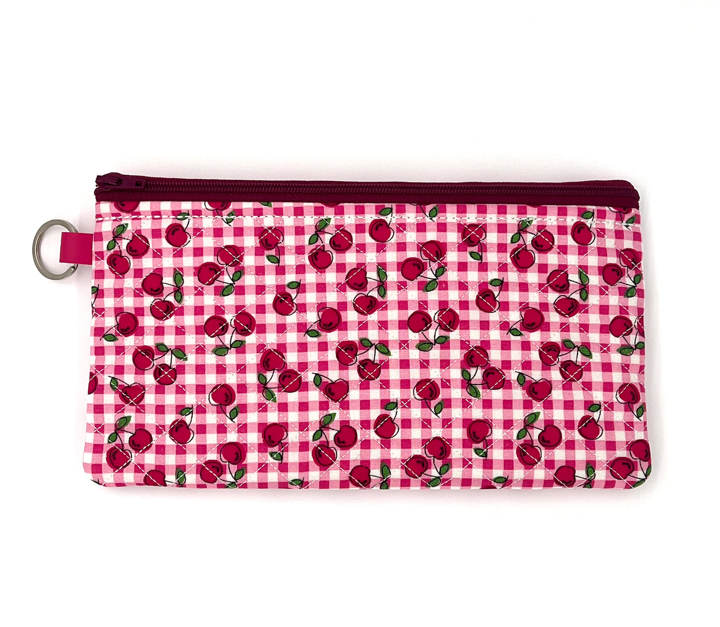 Quilted Zipper Pouches (Large)