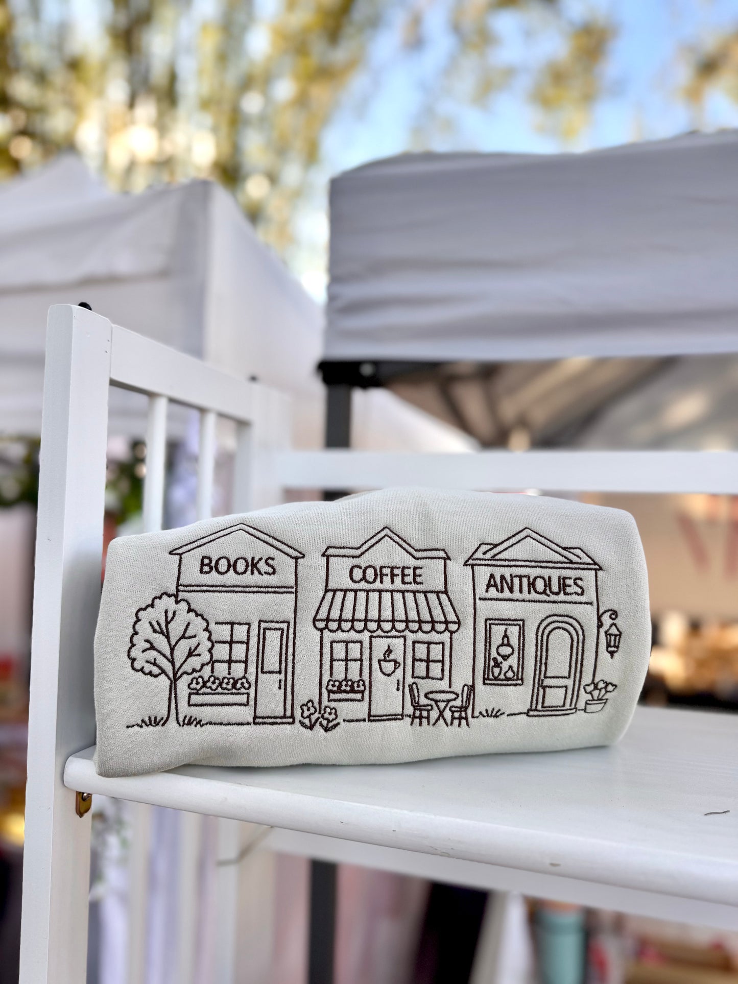 Books, Coffee, Antiques Sweatshirt